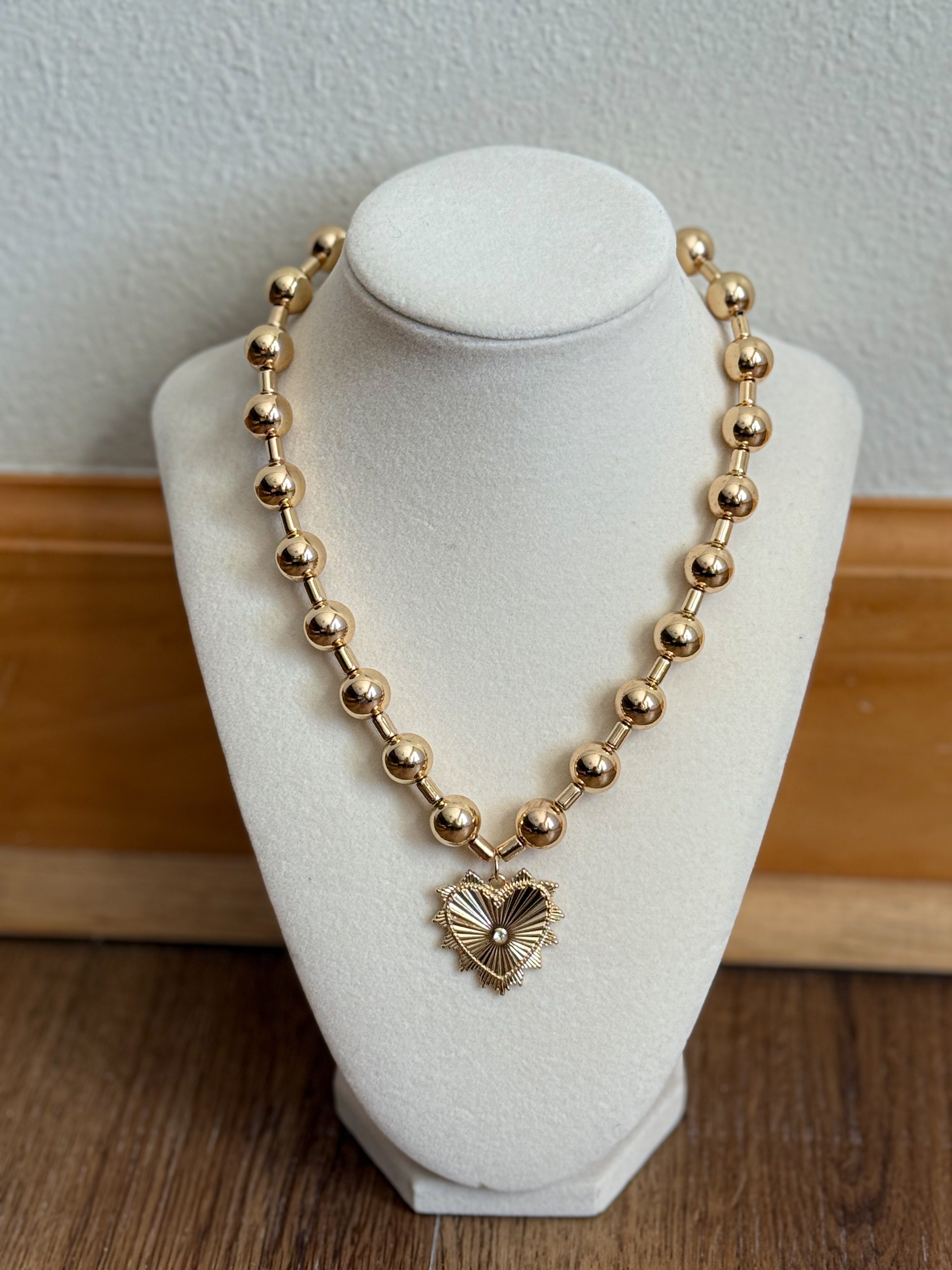 Laced in Love Necklace