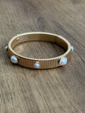 Pearl Omega Bracelet