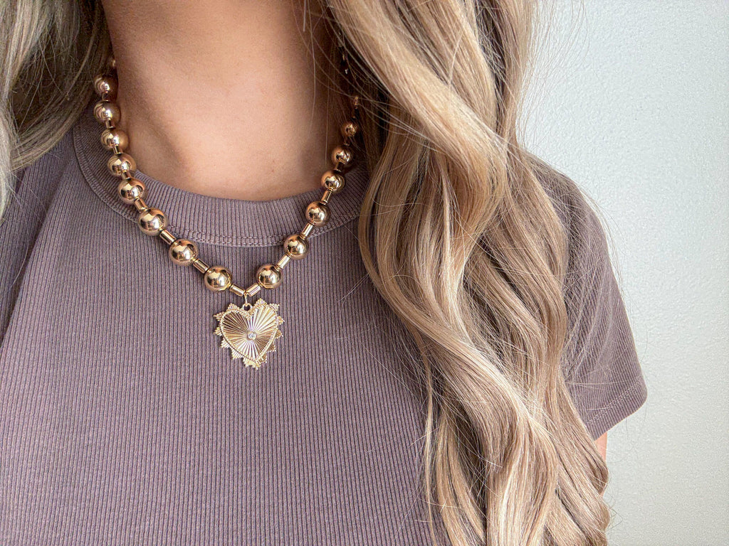 Laced in Love Necklace