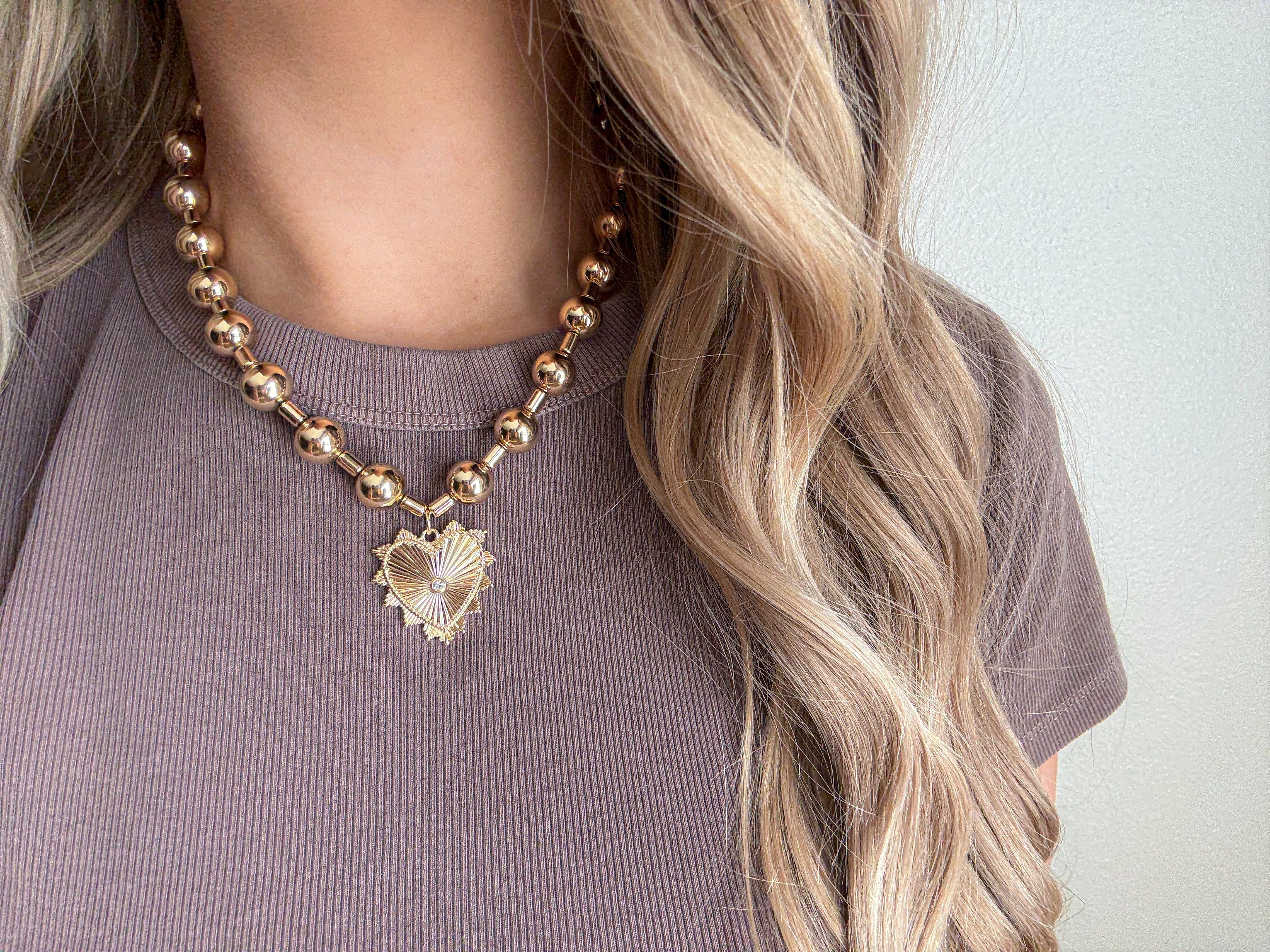 Laced in Love Necklace